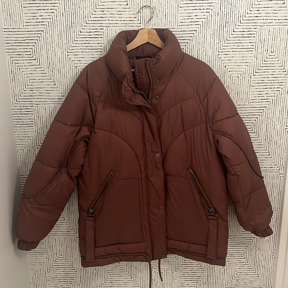 Quilted puffer; light-medium weight